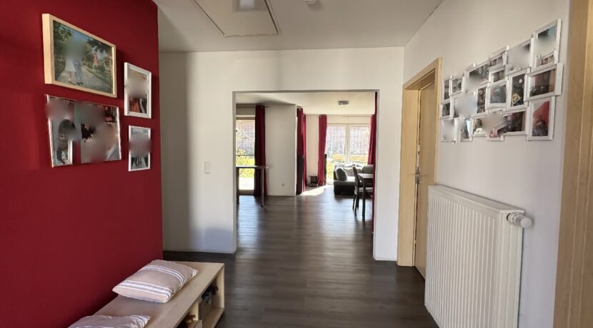 Flur mit Blick in den Wohnbereich