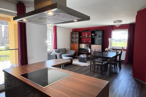 Wohnbereich und Kochinsel