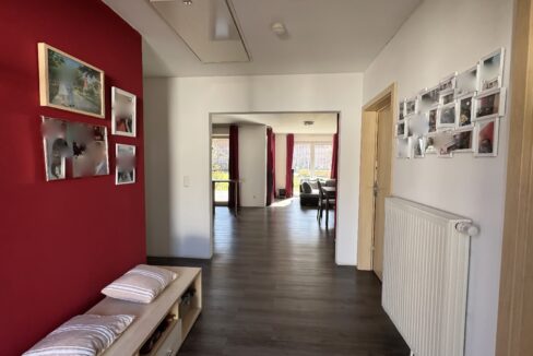 Flur mit Blick in den Wohnbereich